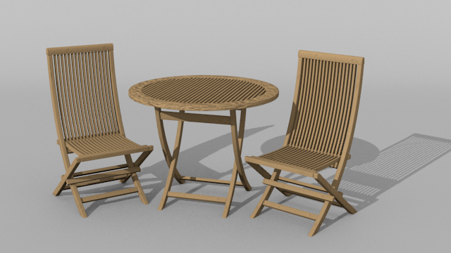 Le résultat de notre éclairage studio : plutôt classe !