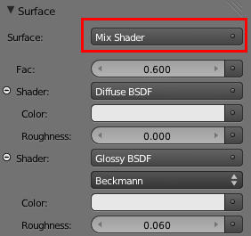Avec Mix Shader, la combinaison de plusieurs matériaux devient possible