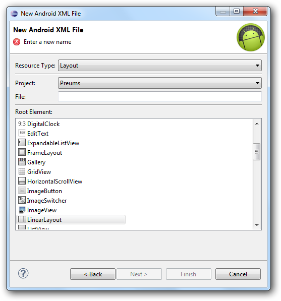 L'assistant de création de fichiers XML