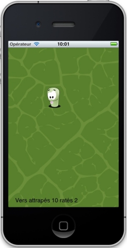 L'application « Capturez les vers  »