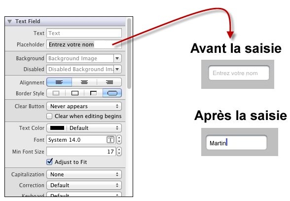 Vous pouvez renseigner la propriété Placeholder pour inviter l'utilisateur à écrire