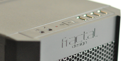 Panneau frontal de notre boîtier