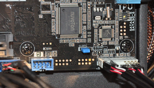 Branchement du bloc des éléments de façade