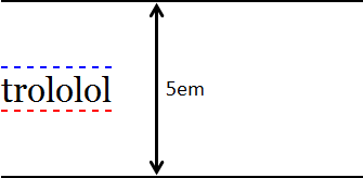 centrage vertical ligne de texte