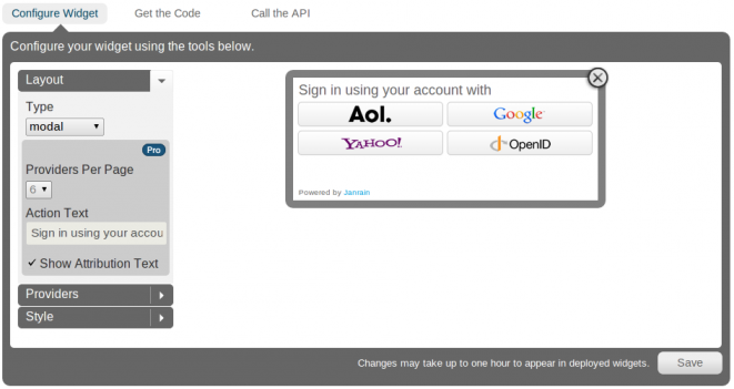 Formulaire sign-in for Web