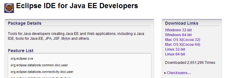 Choix de la version correspondant à votre système d'exploitation