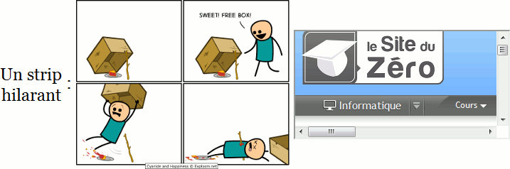 centrage vertical relatif