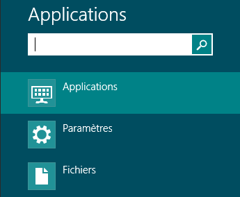 Volet du charm Rechercher