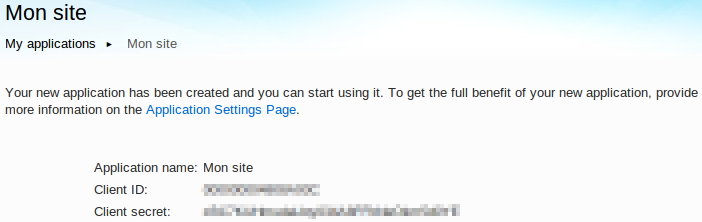 Page de confirmation