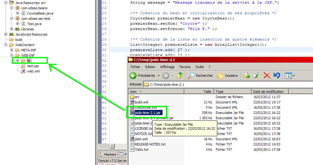 Mise en place de l'API JodaTime dans un projet Eclipse