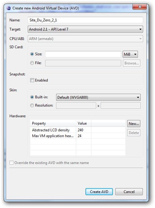Créez votre propre émulateur
