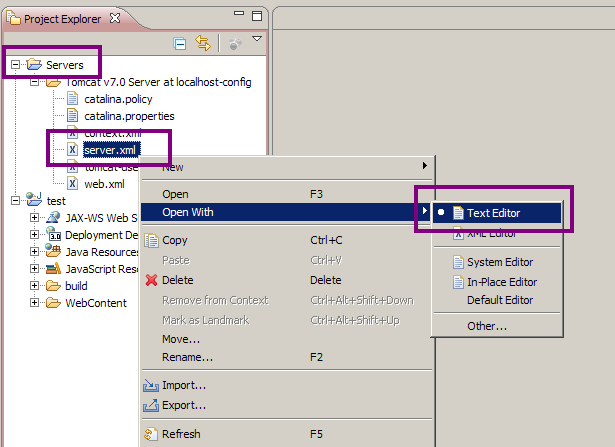 Mise en place de Tomcat - Étape 9