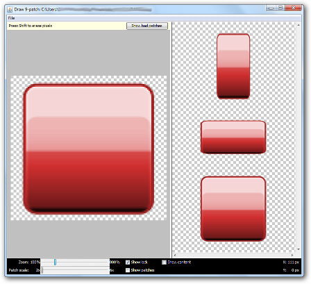 Le logiciel Draw 9-patch