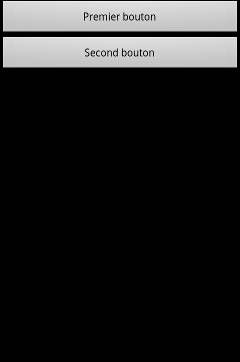 Les deux boutons prennent toute la largeur