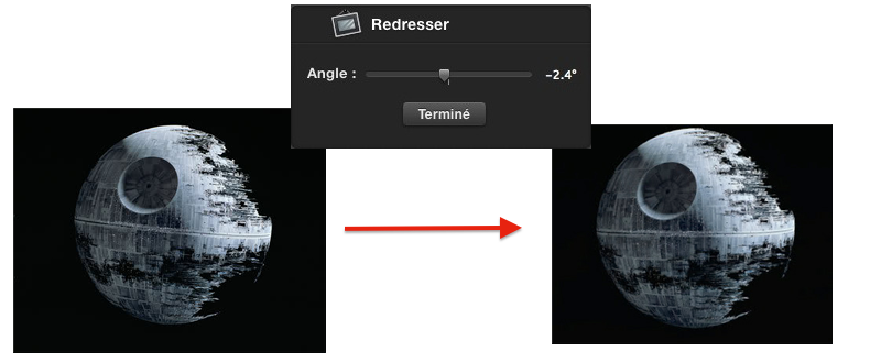 Redresser une photo