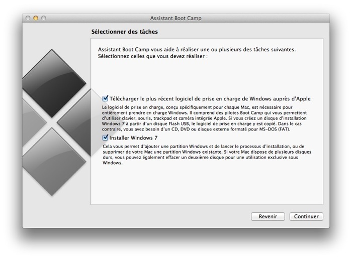 Assistant Boot Camp : Étape 1