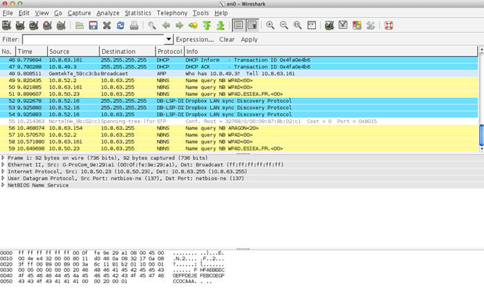 Exemple Wireshark