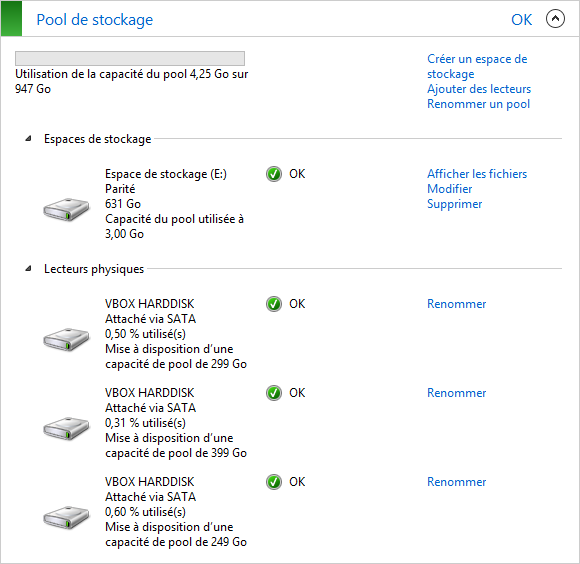 Pool et EDS en place
