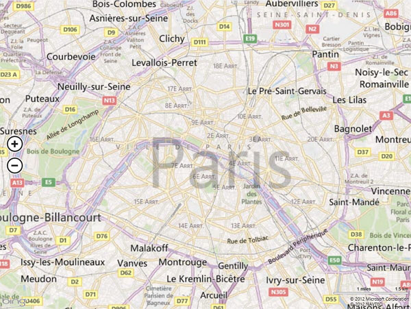 L’application Cartes