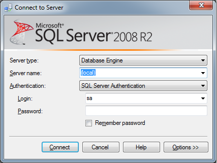 Connexion au serveur
