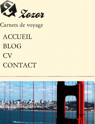 On a une présentation plutôt pas mal du menu sur petit écran.