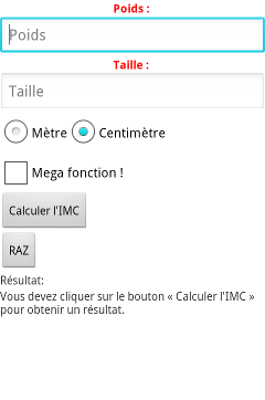 Notre programme ressemblera à ça