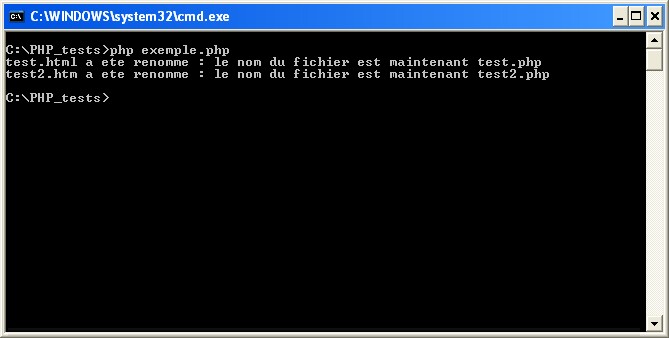 Script de renommage de fichiers