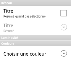 Le paramètre n'est accessible que si la case est cochée
