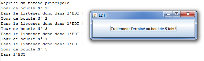 Utilisation de types génériques avec un objet SwingWorker