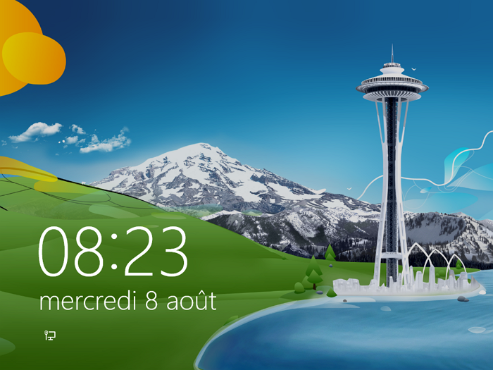 Écran de verrouillage