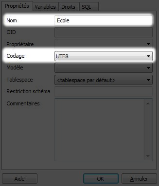 Créer les caractéristiques