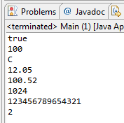 Test avec les DataInputStream — DataOutputStream