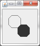 Rendu des méthodes drawPolygon() et fillPolygon()