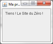 Rendu de la méthode drawString()