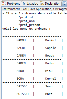 Entraînement à la recherche