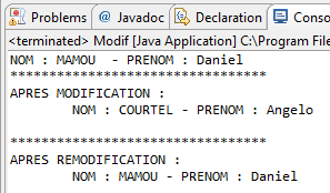 Mise à jour d'une ligne pendant la lecture