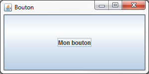 Bouton positionné sur le content pane