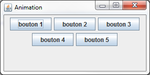 FlowLayout contenant plusieurs composants