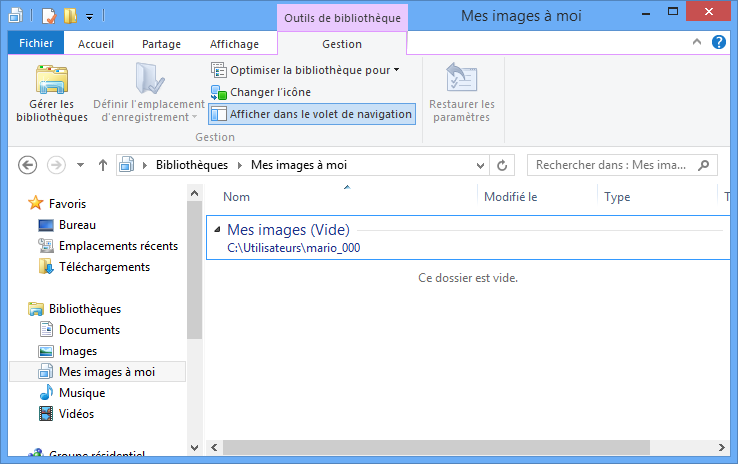 Un emplacement est inclus