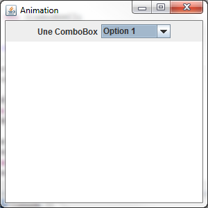 JComboBox contenant des données
