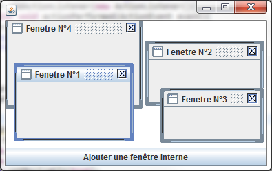 Exemple d'une application multifenêtre