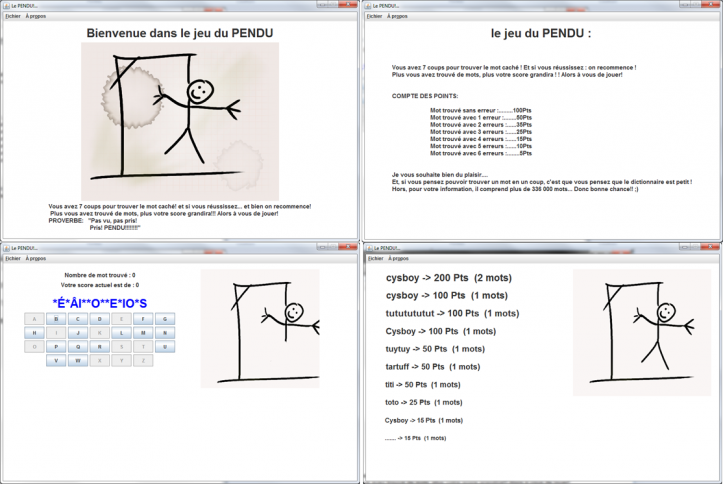 Captures d'écran du jeu