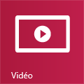 Tuile de l'application Vidéo