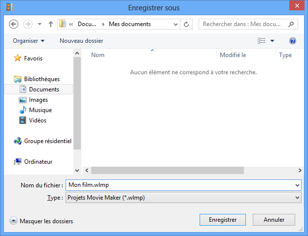 Choix de l'emplacement du projet