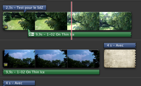 Votre projet avec du son et un titre