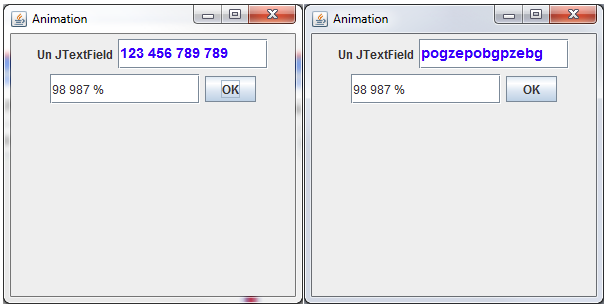Exemple valide à gauche et invalide à droite