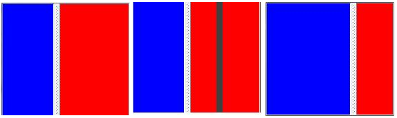 Exemple de JSplitPane avec déplacement du splitter