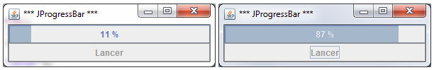 Une JProgressBar