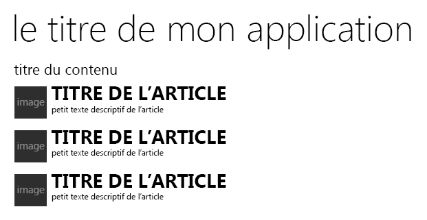 Plusieurs déclinaisons de la police Segoe UI