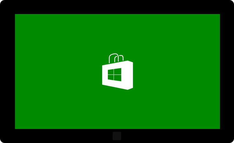 Aperçu de l'écran de démarrage du Windows Store
